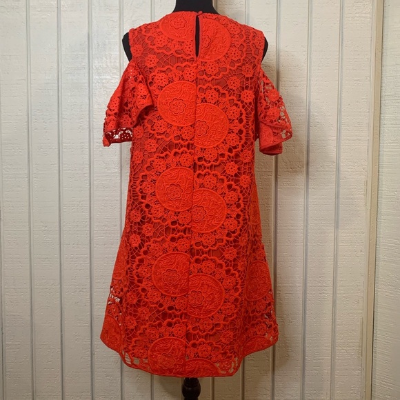 ASOS cold shoulder lace dress, size 8. - Picture 5 of 5